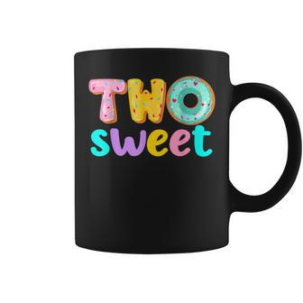 Two Sweet Birthday Girl Donut Birthday Party Theme Family 2 Coffee Mug - Thegiftio UK