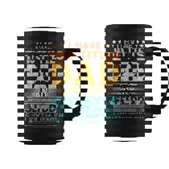 I Have Two Titles Dad And Step-Dad Retro Vintage Fathers Day Coffee Mug - Thegiftio UK
