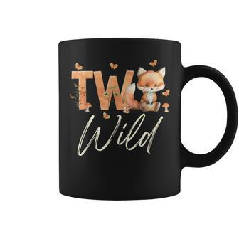 Two Wild Fox Woodland Animal 2Nd Birthday 2 Year Old Coffee Mug | Mazezy