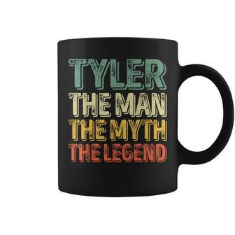 Tyler The Man The Myth The Legend First Name Tyler Coffee Mug - Seseable
