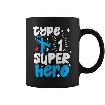 Type 1 Diabetes Awareness Type One Superhero Coffee Mug - Monsterry AU