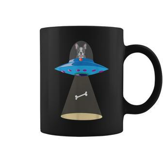 Ufo Alien Boston Terrier Abduction Believe Coffee Mug - Monsterry UK