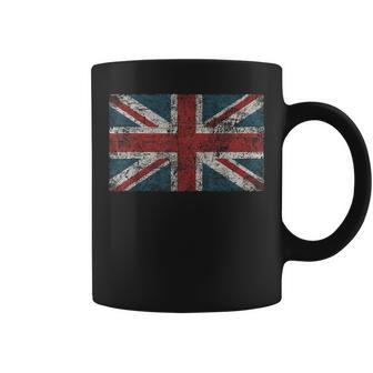Uk T Vintage Retro British Union Jack Flag Coffee Mug - Monsterry
