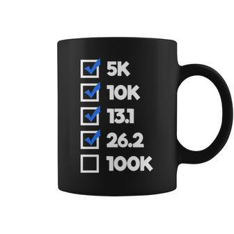 Ultra Marathon 100K Next Running Checklist Coffee Mug | Mazezy