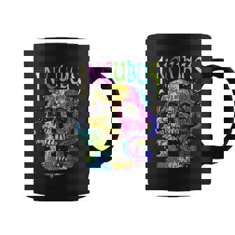Un Cuervo Izquierda Cráneo Mañana Y Flor Incubusista Taza de café - Regaloses