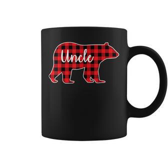 Uncle Bear Red Plaid Family Matching Christmas Pajama Coffee Mug - Monsterry