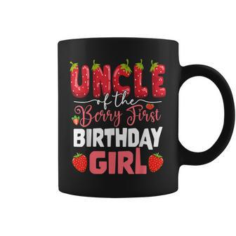 Uncle Of The Berry First Birthday Of Girl Strawberry Tio Coffee Mug - Thegiftio UK