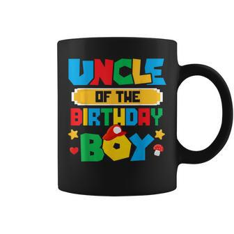 Uncle Of The Birthday Boy Game Gaming Family Matching Coffee Mug - Seseable