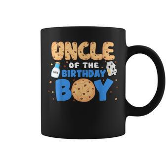 Uncle Of The Birthday Boy Milk And Cookies 1St Birthday Coffee Mug - Monsterry UK