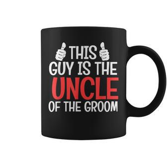 Uncle Of The Groom Wedding Mens Bachelor Best Man Coffee Mug | Crazezy AU