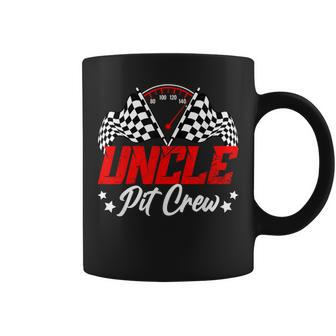 Uncle Pit Crew Birthday Party Race Car Lover Racing Family Coffee Mug - Seseable