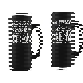 Never Underestimate A Girl Who Plays Sl Pan Player Coffee Mug - Seseable