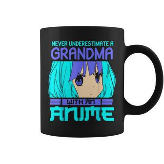 Never Underestimate A Grandma With An Anime Coffee Mug | Mazezy CA