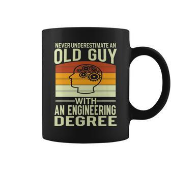Never Underestimate An Old Guy With An Engineering Degree Coffee Mug - Thegiftio UK