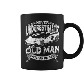 Never Underestimate An Old Man With An Rc Car Race Car Coffee Mug - Thegiftio UK