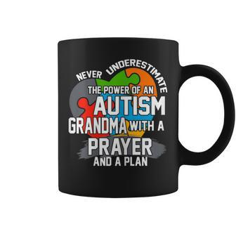 Never Underestimate The Power Of An Autism Grandma Coffee Mug - Monsterry CA