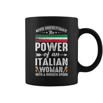 Never Underestimate The Power Of Italian Italian Coffee Mug | Mazezy