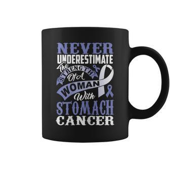 Never Underestimate The With Stomach Cancer T Coffee Mug - Thegiftio UK