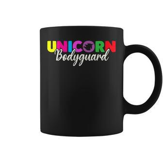 Unicorn Bodyguard Unicorn Security Costume For Dad Daughter Coffee Mug - Monsterry DE