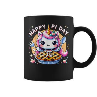 Unicorn Happy Pi Day Spiral Pi Math Pi Day 314 Coffee Mug - Seseable