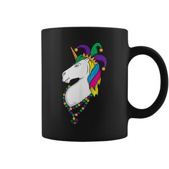 Unicorn Mardi Gras Magical Street Parade Coffee Mug - Monsterry DE