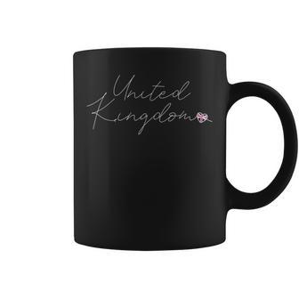 United Kingdom Love British Flag Heart On United Kingdom Coffee Mug - Monsterry