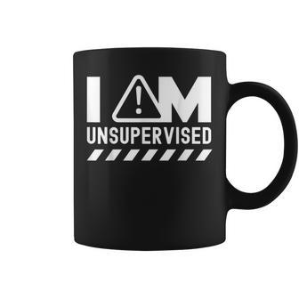 I Am Unsupervised Sarcastic Sayings Sarcasm Coffee Mug - Thegiftio UK