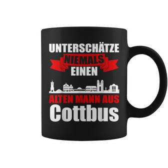 Unterschätze Niemals Ein Alten Mann Aus Cottbus Tassen - Geschenkecke