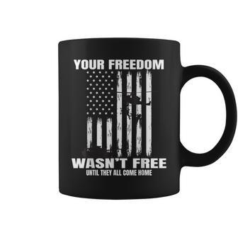 Until They All Come Home Military Usa Veteran American Flag Coffee Mug - Monsterry DE