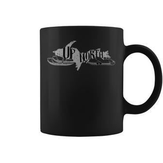 Upper Peninsula Michigan UP North Yooper Snowmobile Coffee Mug - Monsterry