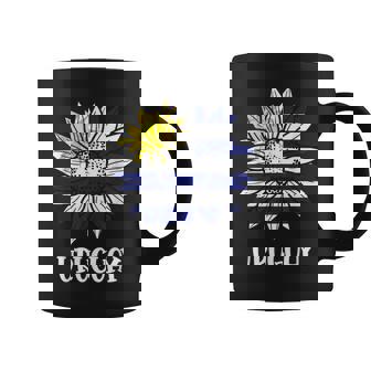 Uruguay Flag Sunflower Pride Uruguayan Roots Women Coffee Mug - Seseable