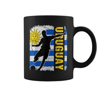 Uruguayan Soccer Team Uruguay Flag Jersey Football Fans Coffee Mug - Monsterry