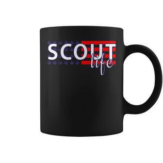 Us America Flag Scout Life Coffee Mug - Monsterry CA