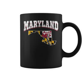 Us Citizen Proud America State Flag Land Map Maryland Coffee Mug - Monsterry AU