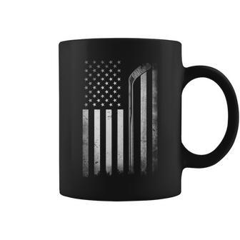 Us Ice Hockey Usa Practice Flag American Men Coffee Mug - Monsterry