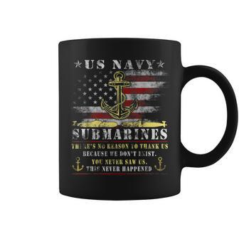 Us Navy Submarines Veteran Vintage Mens Coffee Mug - Monsterry