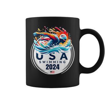 Usa 2024 United States American Sport 2024 Swimming Coffee Mug - Monsterry DE