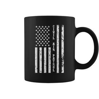 Usaf Cap United States Air Force Civil Air Patrol W Us Flag Coffee Mug - Monsterry CA