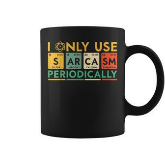 I Only Use Sarcasm Periodically Science Coffee Mug | Mazezy UK
