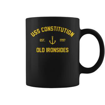 Uss Constitution Old Ironsides Tthirt Coffee Mug - Monsterry DE