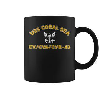 Uss Coral Sea Cv 43 Cva 43 Cvb Coffee Mug | Mazezy