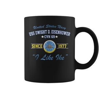 Uss Dwight D Eisenhower Cvn69 Aircraft Carrier Coffee Mug - Monsterry CA