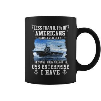 Uss Enterprise Cv 6 Sunset Coffee Mug | Mazezy