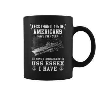 Uss Essex Cv 9 Sunset Coffee Mug | Mazezy
