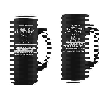 Uss Harnett County Lst Coffee Mug | Mazezy