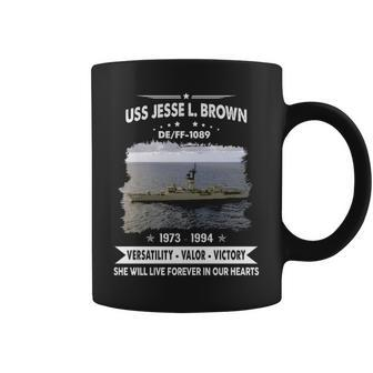Uss Jesse L Brown Ff Coffee Mug | Mazezy