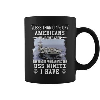 Uss Nimitz Cvn 68 Sunset Coffee Mug | Mazezy