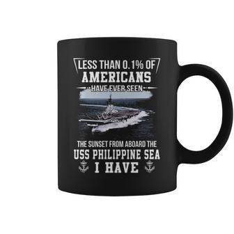 Uss Philippine Sea Cv 47 Cva 47 Sunset Coffee Mug | Mazezy