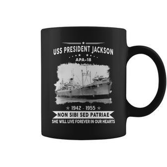 Uss President Jackson Apa Coffee Mug | Mazezy