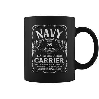 Uss Ronald Reagan Cvn76 Aircraft Carrier Coffee Mug - Monsterry